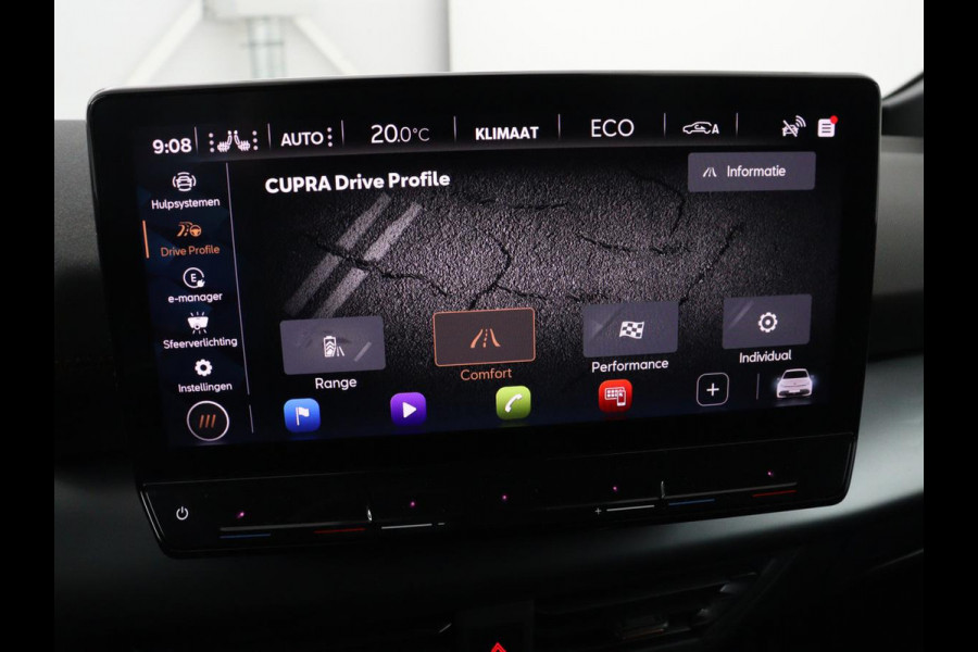 CUPRA Born Adrenaline One 62 kWh | Stoelverwarming | 19'' | Sfeerverlichting | Adaptive cruise | Carplay | Navigatie | Full LED | Camera | Stuurverwarming