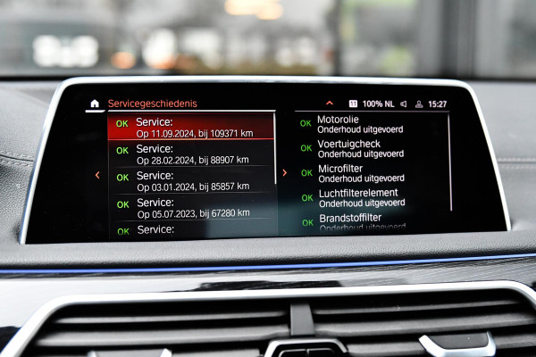 BMW 7 Serie 730d M-Sport. Pano, Softclose, HUD, Luchtv, 360, Keyless, Aero, Hifi, CarPlay, Sfeer!
