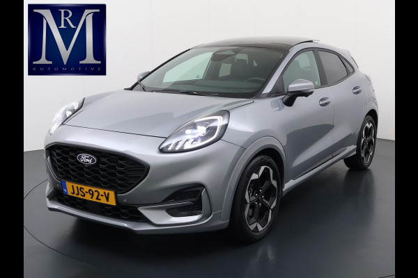 Ford Puma ST-line X 155pk HYBRIDE | MHEV BOMVOL!! | WINTERPACK VERW. VOORRUIT | ELEK. PANORAMADAK | B&O | ELEK. ACHTERKLEP | 360 CAM | STOEL + STUUR VERW. | TREKHAAK AFNEEMB. | FABRIEKSGARANTIE
