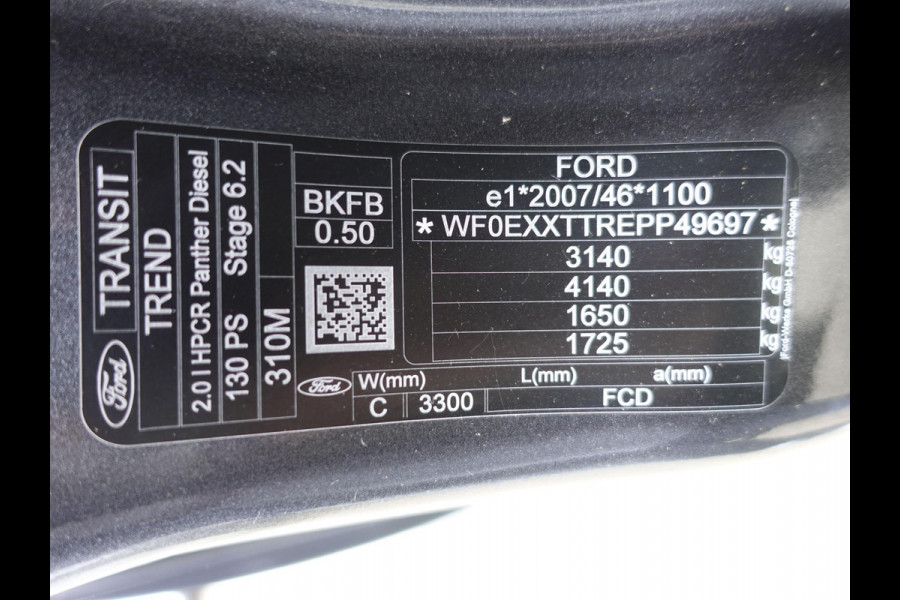 Ford Transit 310 L2H2 Trend Automaat Airco Bluetooth Camera Cruise Control