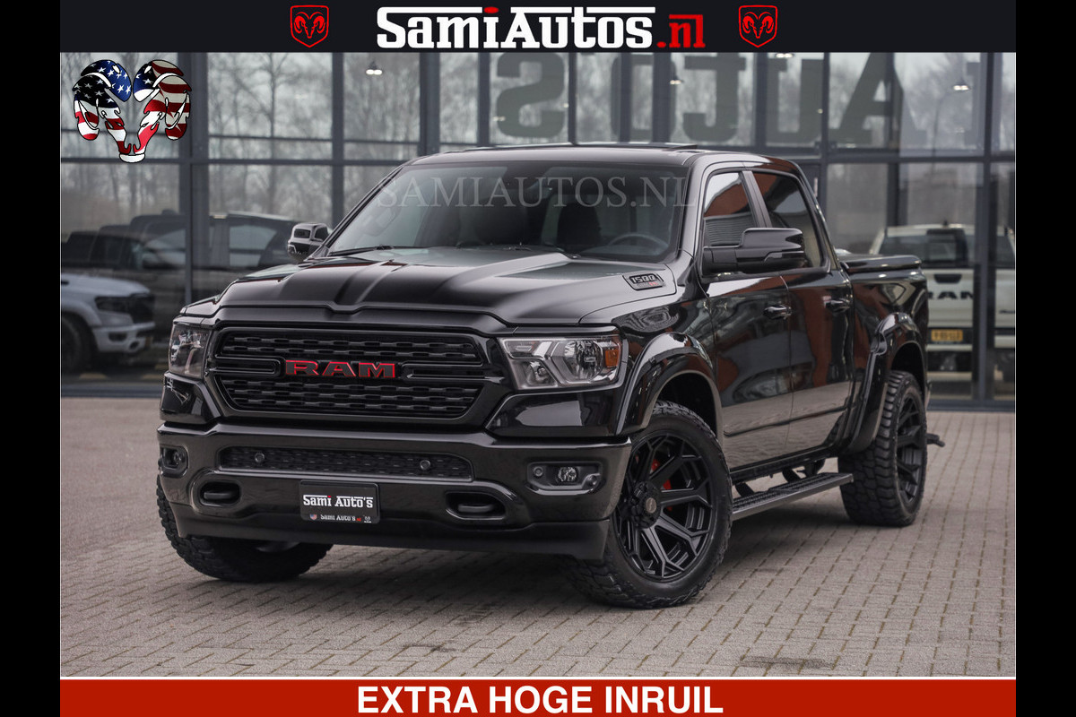 Dodge Ram SPORT | 5.7 V8 4x4 HEMI | PANORAMA DAK | GROOTSCHEM 12 INCH | LPG | Diamond Black Pearl | CREW CAB | DUBBELE CABINE | 5 PERSOONS | DC | VOORRAAD NR 2554 - 6048