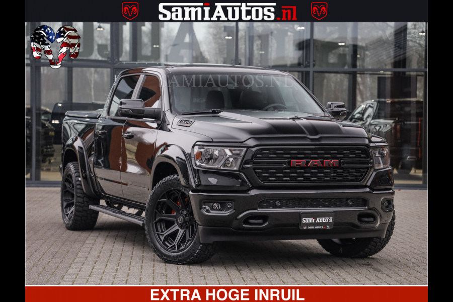 Dodge Ram SPORT | 5.7 V8 4x4 HEMI | PANORAMA DAK | GROOTSCHEM 12 INCH | LPG | Diamond Black Pearl | CREW CAB | DUBBELE CABINE | 5 PERSOONS | DC | VOORRAAD NR 2554 - 6048