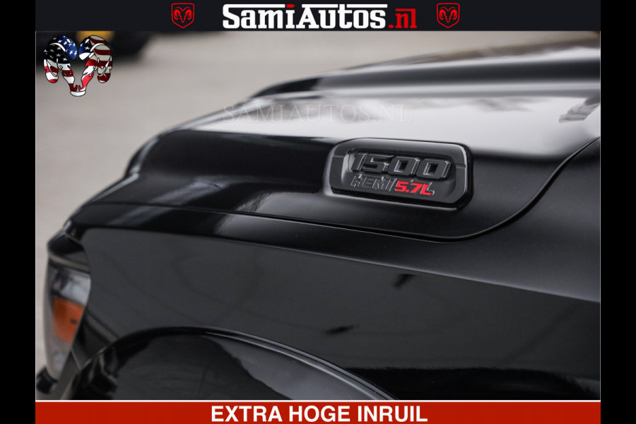Dodge Ram SPORT | 5.7 V8 4x4 HEMI | PANORAMA DAK | GROOTSCHEM 12 INCH | LPG | Diamond Black Pearl | CREW CAB | DUBBELE CABINE | 5 PERSOONS | DC | VOORRAAD NR 2554 - 6048
