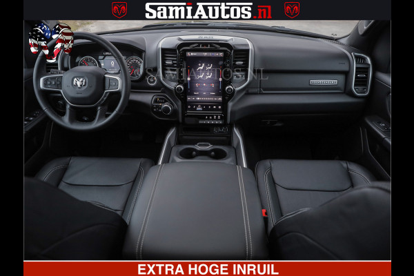 Dodge Ram SPORT | 5.7 V8 4x4 HEMI | PANORAMA DAK | GROOTSCHEM 12 INCH | LPG | Diamond Black Pearl | CREW CAB | DUBBELE CABINE | 5 PERSOONS | DC | VOORRAAD NR 2554 - 6048