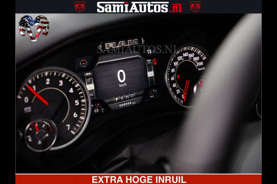 Dodge Ram SPORT | 5.7 V8 4x4 HEMI | PANORAMA DAK | GROOTSCHEM 12 INCH | LPG | Diamond Black Pearl | CREW CAB | DUBBELE CABINE | 5 PERSOONS | DC | VOORRAAD NR 2554 - 6048