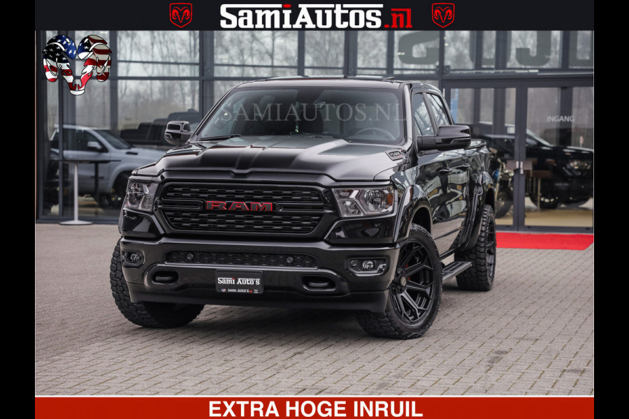 Dodge Ram SPORT | 5.7 V8 4x4 HEMI | PANORAMA DAK | GROOTSCHEM 12 INCH | LPG | Diamond Black Pearl | CREW CAB | DUBBELE CABINE | 5 PERSOONS | DC | VOORRAAD NR 2554 - 6048