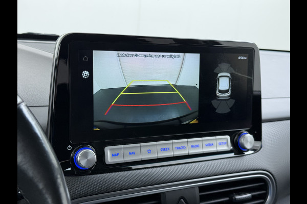 Hyundai Kona EV 64kWh 204pk SOH 100% Premium Leer Warmtepomp Head-Up Display Apple Carplay Android Navi Camera Elektr.Stoelen+Leer+Verwarmd+G Pdc Subwoofer Bluetooth Dodehoek detector Privacy Glas Rijstrooksensor 1e Eigenaar Origineel Nederlandse Auto