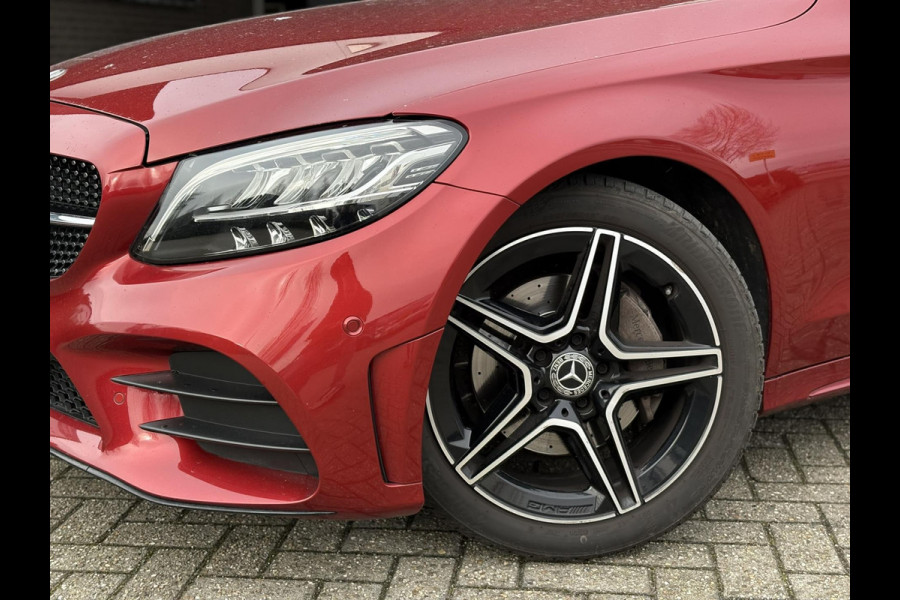 Mercedes-Benz C-Klasse Estate 180 Business Solution AMG Line/Nigh Pakk. | Pano, Leder/Alcan., Carplay/Android, Stoelverw., 18''