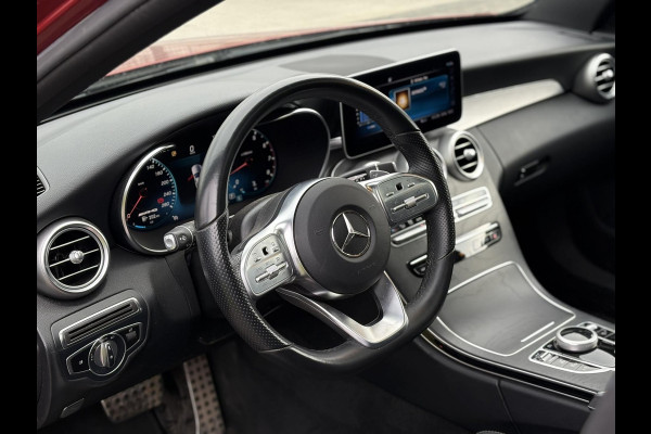 Mercedes-Benz C-Klasse Estate 180 Business Solution AMG Line/Nigh Pakk. | Pano, Leder/Alcan., Carplay/Android, Stoelverw., 18''