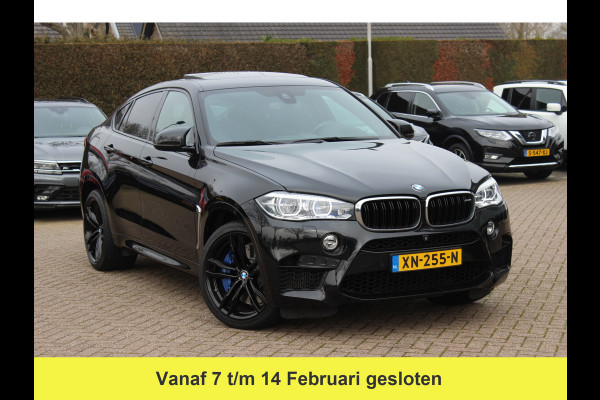 BMW X6 M / NL Auto! / Full option! / NIEUWSTAAT! / Trekhaak / Schuifdak / 360Camera / Carbon intr. / B&O / Softclose / Leder / 21'' / Standkachel / Entertainment System / Luchtvering / Stoelventilatie