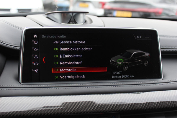 BMW X6 M / NL Auto! / Full option! / NIEUWSTAAT! / Trekhaak / Schuifdak / 360Camera / Carbon intr. / B&O / Softclose / Leder / 21'' / Standkachel / Entertainment System / Luchtvering / Stoelventilatie