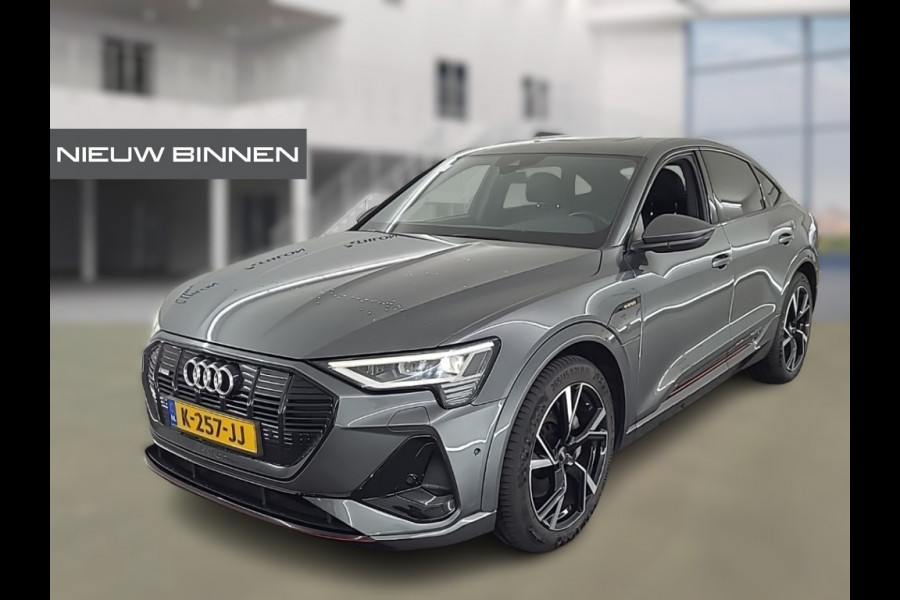 Audi e-tron Sportback 50 quattro S edition 71 kWh S-Line | Panoramadak | Stoelverwarming | Adaptive Cruise Control | Ambiance Verlichting | Memory Seat | Parkeersensoren | Keyless | Apple Carplay