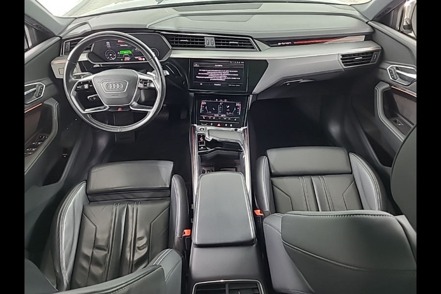 Audi e-tron Sportback 50 quattro S edition 71 kWh S-Line | Panoramadak | Stoelverwarming | Adaptive Cruise Control | Ambiance Verlichting | Memory Seat | Parkeersensoren | Keyless | Apple Carplay
