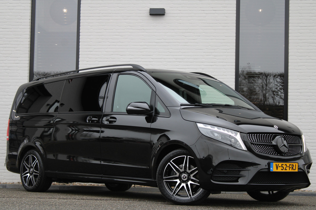 Mercedes-Benz V-Klasse 300d / XXL / DC / AMG / Luchtvering / 2x Elec Schuifd / Night Pakket / 360 Cam / Burmester / Vol Opties.