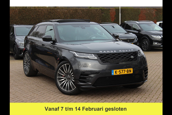 Land Rover Range Rover Velar 3.0 V6 SC AWD R-Dynamic S / Panoramadak / Camera / Leder / Meridian / 21'' / Stoelventilatie+Massage / Entertainment System / Keyless / Navigatie / Stoelverwarming 4x / Cruise Control