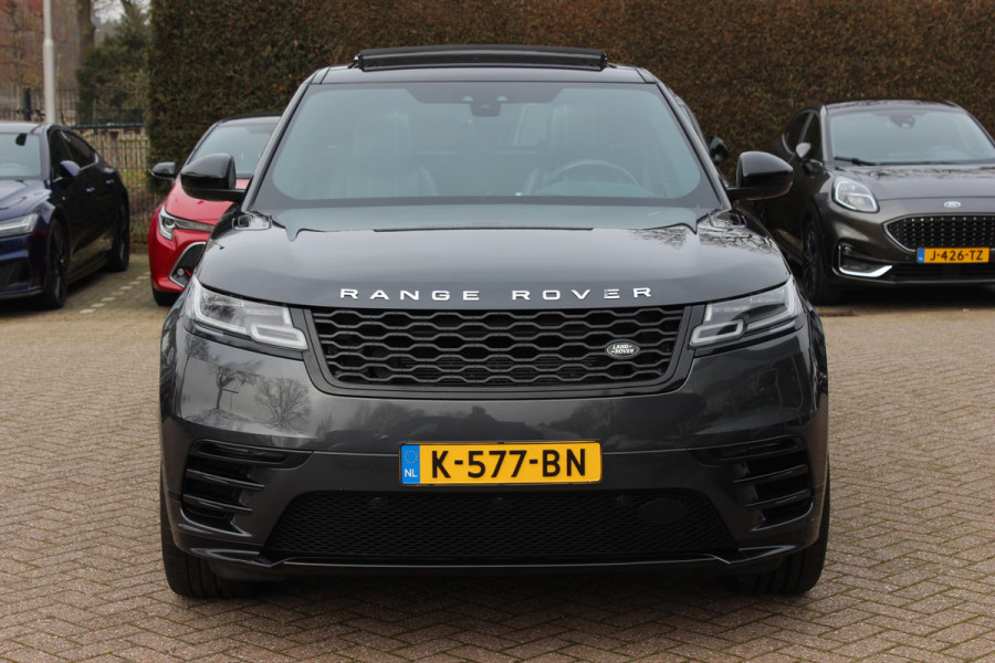 Land Rover Range Rover Velar 3.0 V6 SC AWD R-Dynamic S / Panoramadak / Camera / Leder / Meridian / 21'' / Stoelventilatie+Massage / Entertainment System / Keyless / Navigatie / Stoelverwarming 4x / Cruise Control