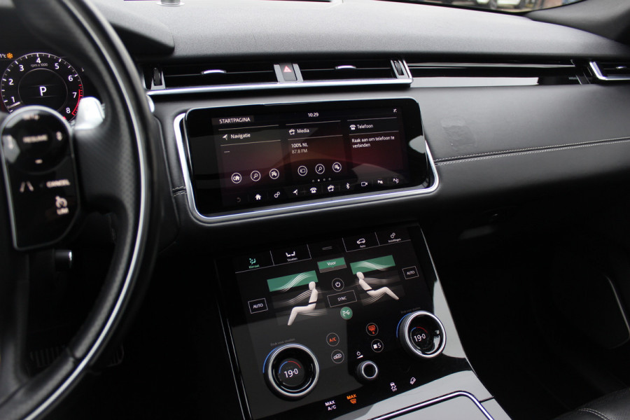 Land Rover Range Rover Velar 3.0 V6 SC AWD R-Dynamic S / Panoramadak / Camera / Leder / Meridian / 21'' / Stoelventilatie+Massage / Entertainment System / Keyless / Navigatie / Stoelverwarming 4x / Cruise Control