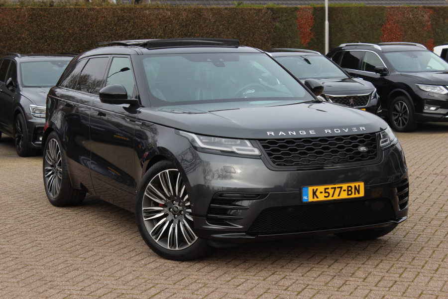Land Rover Range Rover Velar 3.0 V6 SC AWD R-Dynamic S / Panoramadak / Camera / Leder / Meridian / 21'' / Stoelventilatie+Massage / Entertainment System / Keyless / Navigatie / Stoelverwarming 4x / Cruise Control