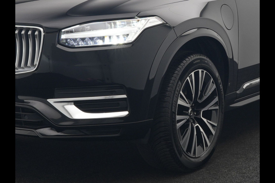 Volvo XC90 T8 Recharge AWD Plus Bright LONG RANGE Plug In Hybrid 7 Persoon 456pk Dealer O.H PHEV | Trekhaak Af Fabriek | Panodak | Adaptive Cruise | Camera | Lederen Sportstoelen Memory & Verwarmd | Pilot Assist | Blis | Keyless | Apple Carplay | Navigatie | Virtual | DAB |