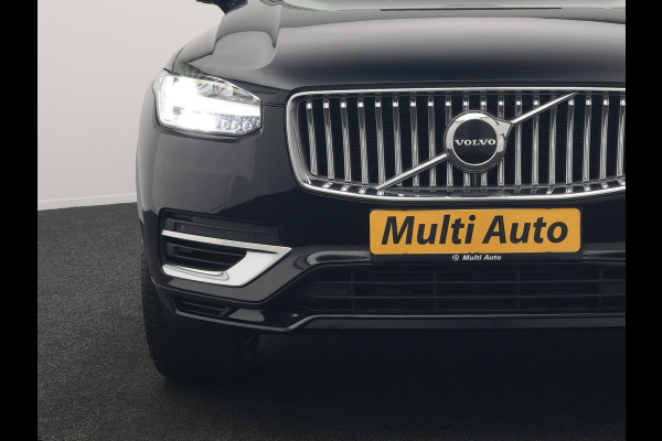 Volvo XC90 T8 Recharge AWD Plus Bright LONG RANGE Plug In Hybrid 7 Persoon 456pk Dealer O.H PHEV | Trekhaak Af Fabriek | Panodak | Adaptive Cruise | Camera | Lederen Sportstoelen Memory & Verwarmd | Pilot Assist | Blis | Keyless | Apple Carplay | Navigatie | Virtual | DAB |