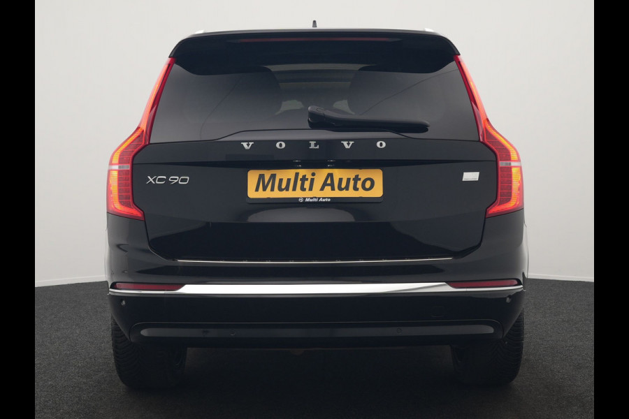 Volvo XC90 T8 Recharge AWD Plus Bright LONG RANGE Plug In Hybrid 7 Persoon 456pk Dealer O.H PHEV | Trekhaak Af Fabriek | Panodak | Adaptive Cruise | Camera | Lederen Sportstoelen Memory & Verwarmd | Pilot Assist | Blis | Keyless | Apple Carplay | Navigatie | Virtual | DAB |