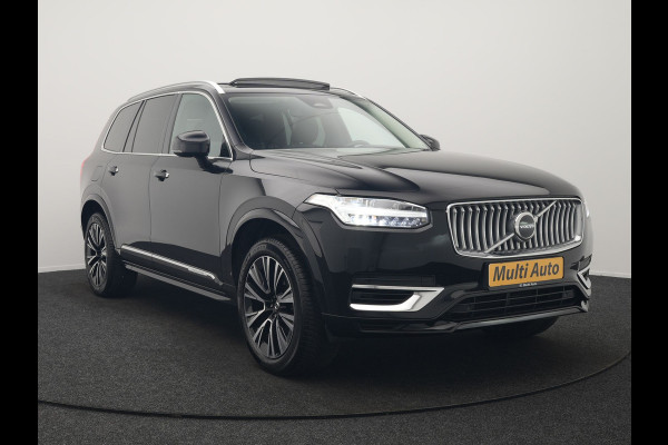 Volvo XC90 T8 Recharge AWD Plus Bright LONG RANGE Plug In Hybrid 7 Persoon 456pk Dealer O.H PHEV | Trekhaak Af Fabriek | Panodak | Adaptive Cruise | Camera | Lederen Sportstoelen Memory & Verwarmd | Pilot Assist | Blis | Keyless | Apple Carplay | Navigatie | Virtual | DAB |