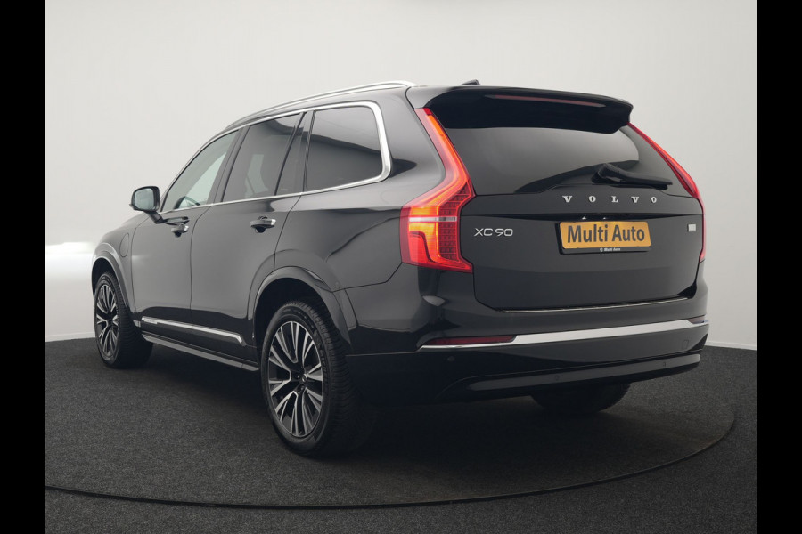 Volvo XC90 T8 Recharge AWD Plus Bright LONG RANGE Plug In Hybrid 7 Persoon 456pk Dealer O.H PHEV | Trekhaak Af Fabriek | Panodak | Adaptive Cruise | Camera | Lederen Sportstoelen Memory & Verwarmd | Pilot Assist | Blis | Keyless | Apple Carplay | Navigatie | Virtual | DAB |
