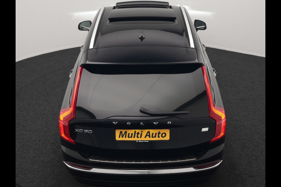 Volvo XC90 T8 Recharge AWD Plus Bright LONG RANGE Plug In Hybrid 7 Persoon 456pk Dealer O.H PHEV | Trekhaak Af Fabriek | Panodak | Adaptive Cruise | Camera | Lederen Sportstoelen Memory & Verwarmd | Pilot Assist | Blis | Keyless | Apple Carplay | Navigatie | Virtual | DAB |