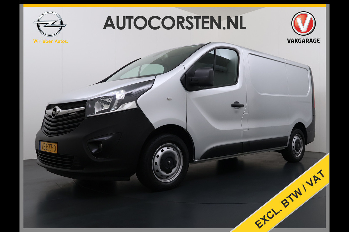 Opel Vivaro 1.6CDTI L1H1 Euro 6 Airco Navi Cruise Control Camera Pdc Regen-Lichtsensor Edition EcoFlex Betonplex Vloer Wandbetimmering Schuifdeur 1e Eigenaar Origineel Nederlandse Auto Dealeronderhouden
