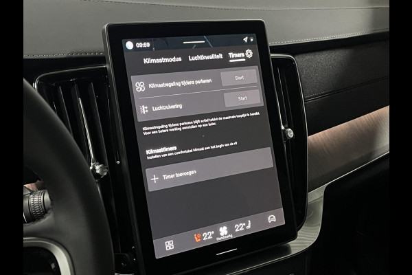 Volvo XC90 2.0 T8 Plug-in hybrid AWD Ultra Dark Luchtvering | Massage | Bowers & Wilkins | Trekhaak | Adapt. Cruise | Stoelventilatie | 22" wielen | 360 camera | Head-up