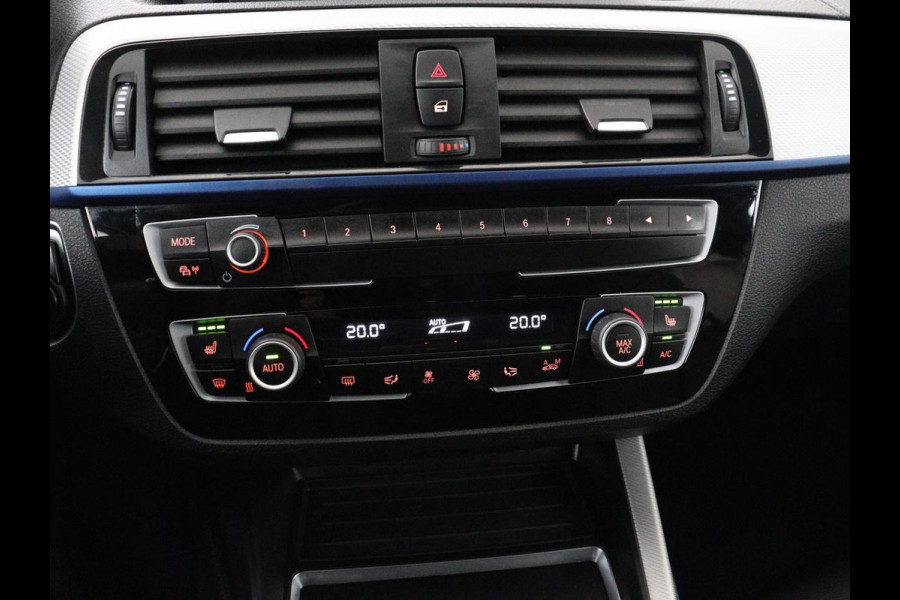 BMW 1-serie 118i M Sport | Leder | Stoelverwarming | Full LED | Sportstoelen | Harman/Kardon | Climate control | Parkeerhulp | Bluetooth | Cruise control