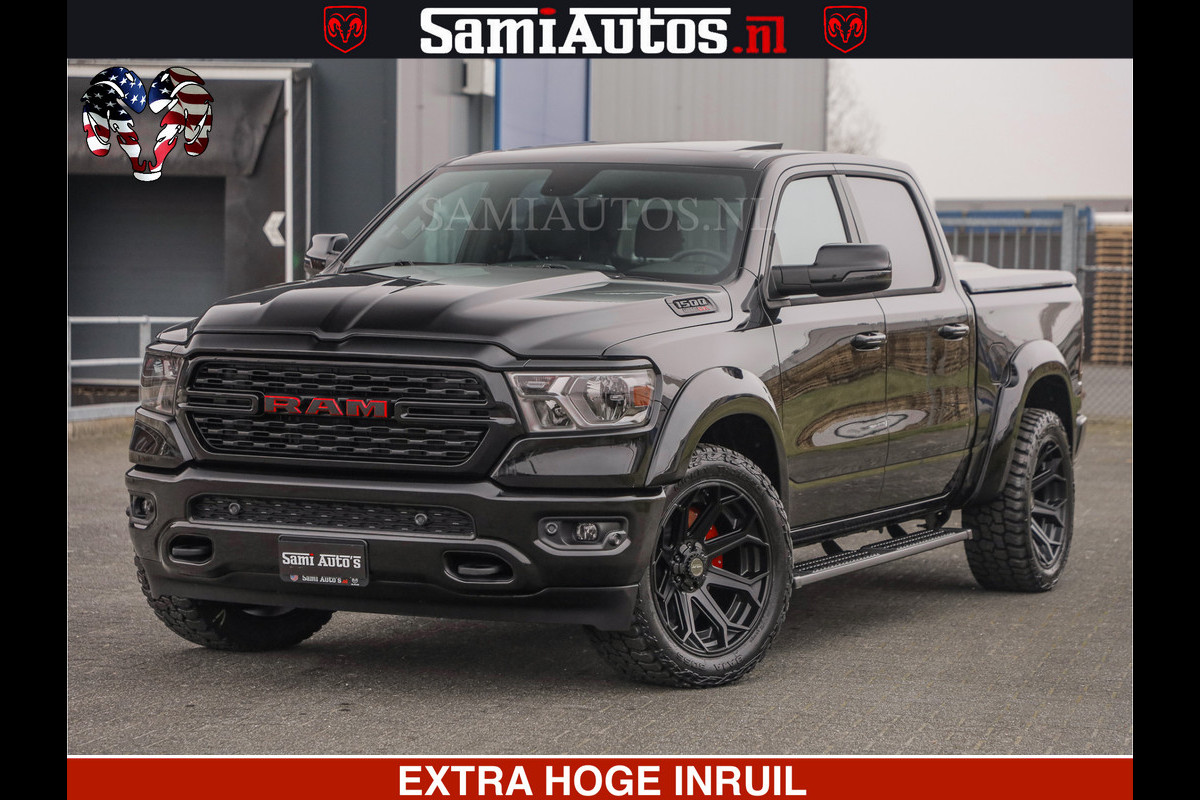 Dodge Ram SPORT | 5.7 V8 4x4 HEMI | PANORAMA DAK | GROOTSCHEM 12 INCH | LPG | Diamond Black Pearl | CREW CAB | DUBBELE CABINE | 5 PERSOONS | DC | VOORRAAD NR 2556 - 6053