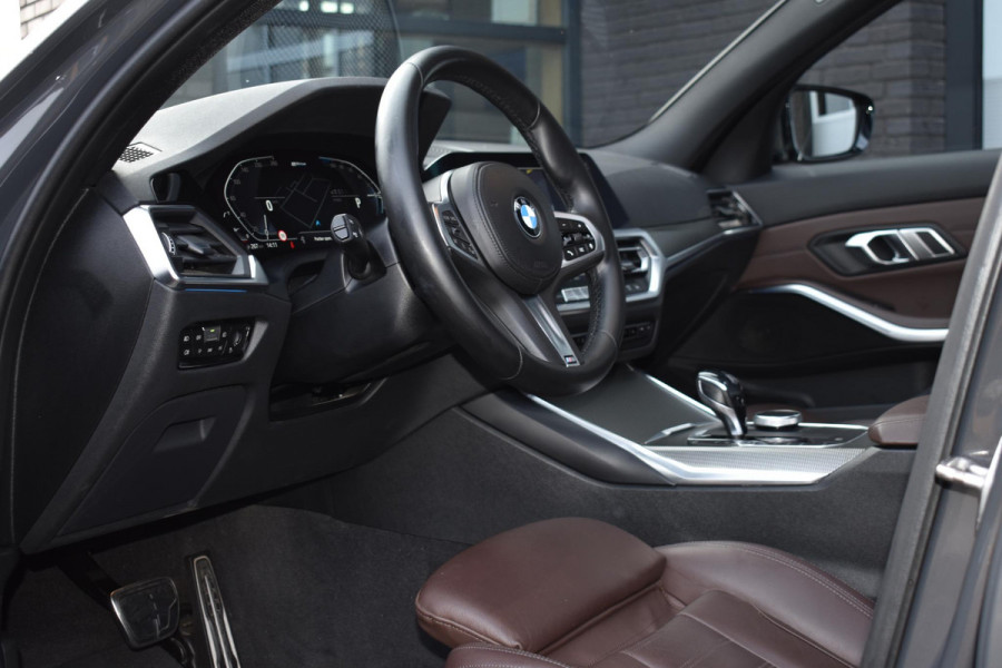 BMW 3 Serie Touring 330e Plugin Hybrid 292PK Aut. M-Sport | Panodak | Dravitgrau Individual | Trekhaak | Leder | Incl. garantie