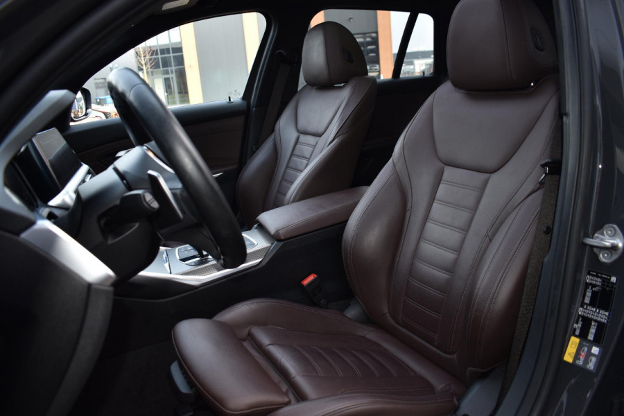 BMW 3 Serie Touring 330e Plugin Hybrid 292PK Aut. M-Sport | Panodak | Dravitgrau Individual | Trekhaak | Leder | Incl. garantie
