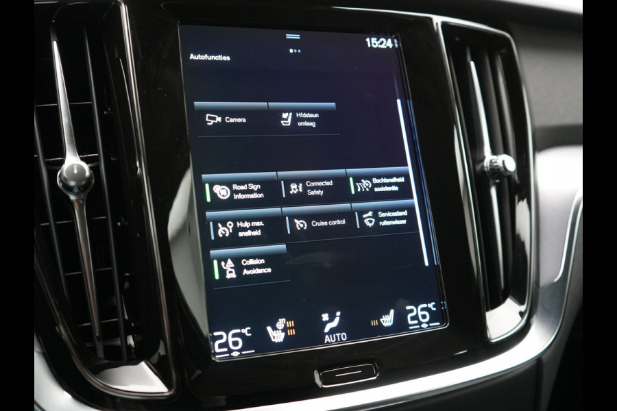 Volvo V60 T6 AWD Core Bright LONG RANGE Plug In Hybrid 350pk Dealer O.H. PHEV | Adaptive Cruise | 360 Camera | Voorstoelen & Stuur Verwarmd | Apple Carplay | Keyless | Navigatie | Virtual | DAB |