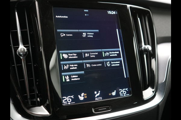 Volvo V60 T6 AWD Core Bright LONG RANGE Plug In Hybrid 350pk Dealer O.H. PHEV | Adaptive Cruise | 360 Camera | Voorstoelen & Stuur Verwarmd | Apple Carplay | Keyless | Navigatie | Virtual | DAB |