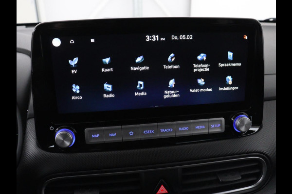 Hyundai Kona EV Premium 64 kWh | SOH 100% | 3 Fase | Stoelventilatie | Head-Up | Leder | Adaptive cruise | Carplay | Stoelverwarming | Navigatie | Keyless | Climate control