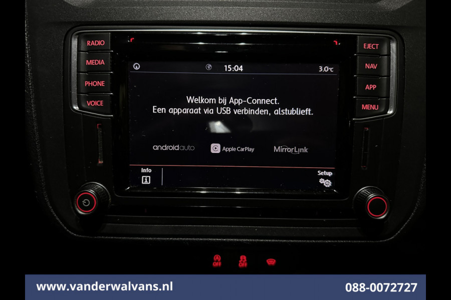Volkswagen Caddy 2.0 TDI 102pk L2H1 Euro6 Airco | Cruisecontrol | Navigatie | LED | Apple Carplay Android Auto, Parkeersensoren, 1500kg Trekhaak
