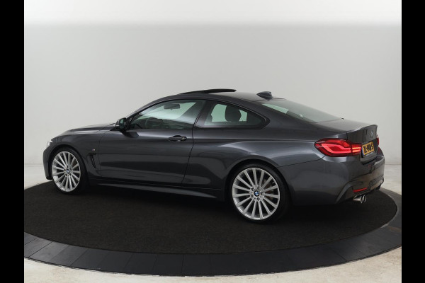 BMW 4 Serie Coupé 418i M Sport | Schuifdak | Leder | Stoelverwarming | 20'' | Sportstoelen | Full LED | Navigatie | Parkeerhulp | Climate control | Cruise control | 74.200km NAP