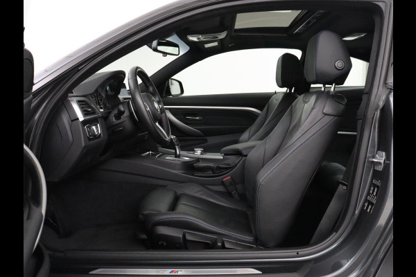 BMW 4 Serie Coupé 418i M Sport | Schuifdak | Leder | Stoelverwarming | 20'' | Sportstoelen | Full LED | Navigatie | Parkeerhulp | Climate control | Cruise control | 74.200km NAP