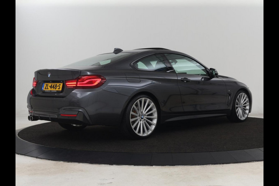 BMW 4 Serie Coupé 418i M Sport | Schuifdak | Leder | Stoelverwarming | 20'' | Sportstoelen | Full LED | Navigatie | Parkeerhulp | Climate control | Cruise control | 74.200km NAP