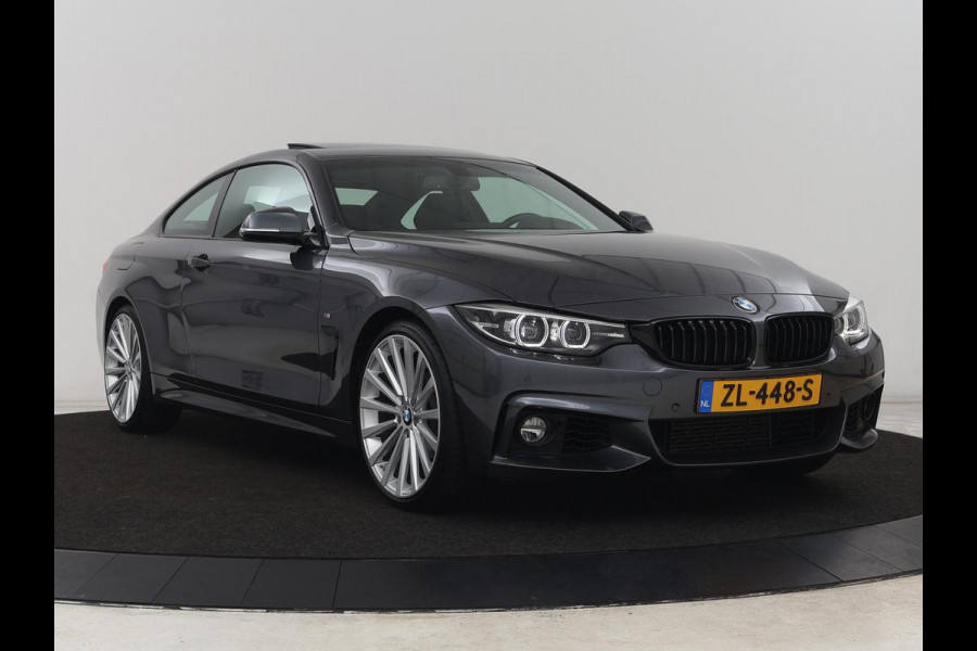 BMW 4 Serie Coupé 418i M Sport | Schuifdak | Leder | Stoelverwarming | 20'' | Sportstoelen | Full LED | Navigatie | Parkeerhulp | Climate control | Cruise control | 74.200km NAP