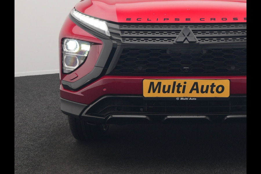 Mitsubishi Eclipse Cross 2.4 Black Edition Plug In Hybrid 188pk Dealer O.H. PHEV | Trekhaak | Adaptive Cruise | 360 Camera | Alcantara Sportstoelen & Stuur Verwarmd | Keyless | Blis | Navigatie Via TomTom | Apple Carplay | DAB |