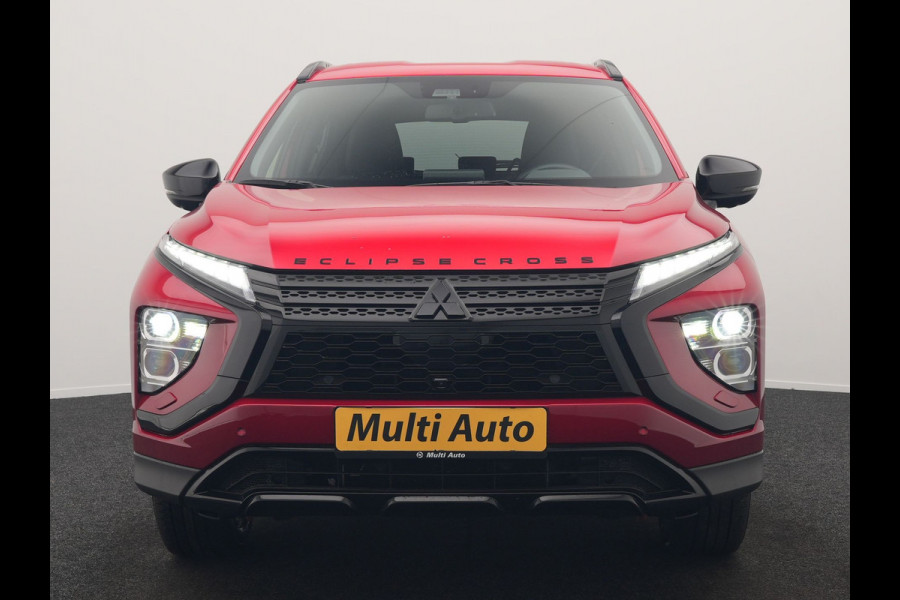 Mitsubishi Eclipse Cross 2.4 Black Edition Plug In Hybrid 188pk Dealer O.H. PHEV | Trekhaak | Adaptive Cruise | 360 Camera | Alcantara Sportstoelen & Stuur Verwarmd | Keyless | Blis | Navigatie Via TomTom | Apple Carplay | DAB |