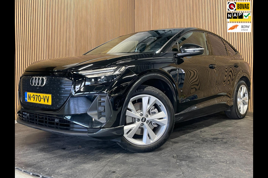 Audi Q4 Sportback e-tron 40 Advanced Edition 77 kWh|96% SOH|VOLLEDER|SONOS|CARPLAY|STOELVERW.|NAP|NL-AUTO|NAVI|INCL. BTW|1e EIG|