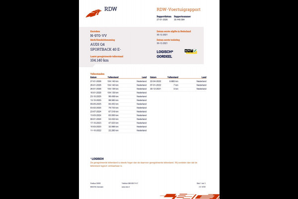 Audi Q4 Sportback e-tron 40 Advanced Edition 77 kWh|96% SOH|VOLLEDER|SONOS|CARPLAY|STOELVERW.|NAP|NL-AUTO|NAVI|INCL. BTW|1e EIG|