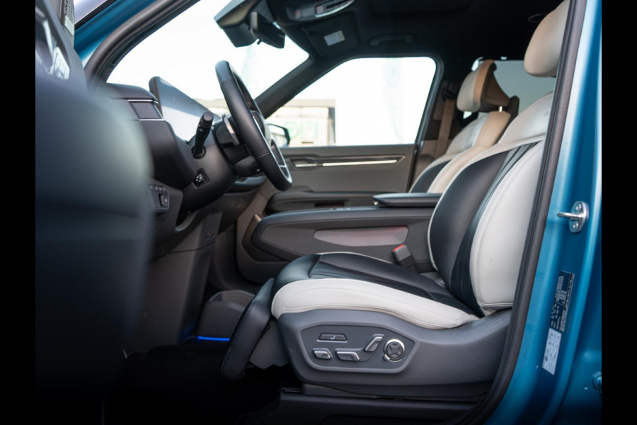 Kia EV9 Launch Edition GT-Line AWD 99.8 kWh | Speciale kleur | 7-Pers. | 21" | Head-Up | Stoel-/Stuurverwarming | Premium Audio | Schuif-/kanteldak | Adapt. Cruise | Matte blauw