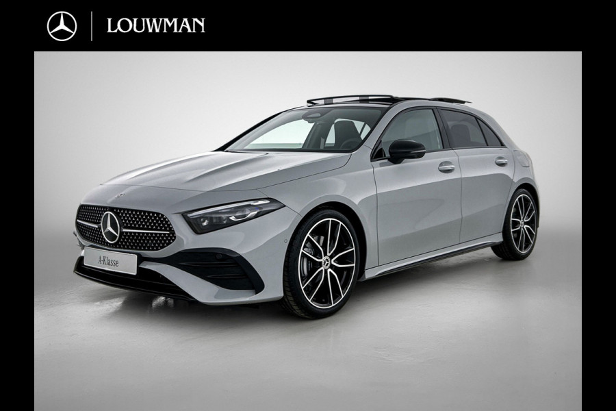 Mercedes-Benz A-Klasse 180 Business Solution AMG | AMG Line Plus pakket | Nightpakket | Smartphone-integratie | 360° camera | Head-up display | Panoramaschuifdak | 19 inch AMG velgen | Augmented Reality navigatie |