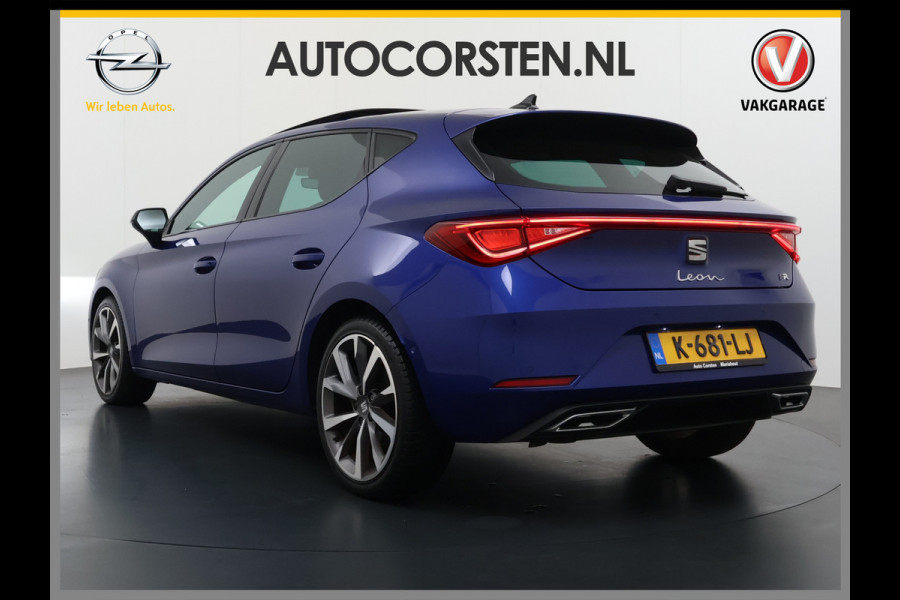 Seat Leon 1.5TSI 150PK FR Launch Edition Trekhaak Panoramadak Park+Side Assist Navi Ecc Adap.Cruise Control Pdc Apple Carplay Android Auto DAB Bleutooth Lmv Airco separaat achter Led Origineel Nederlandse Auto