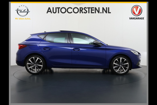 Seat Leon 1.5TSI 150PK FR Launch Edition Trekhaak Panoramadak Park+Side Assist Navi Ecc Adap.Cruise Control Pdc Apple Carplay Android Auto DAB Bleutooth Lmv Airco separaat achter Led Origineel Nederlandse Auto